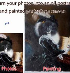 Custom oil portrait, Paint face on famous painting, Family portrait, Pet Portrait, Pet Painting
